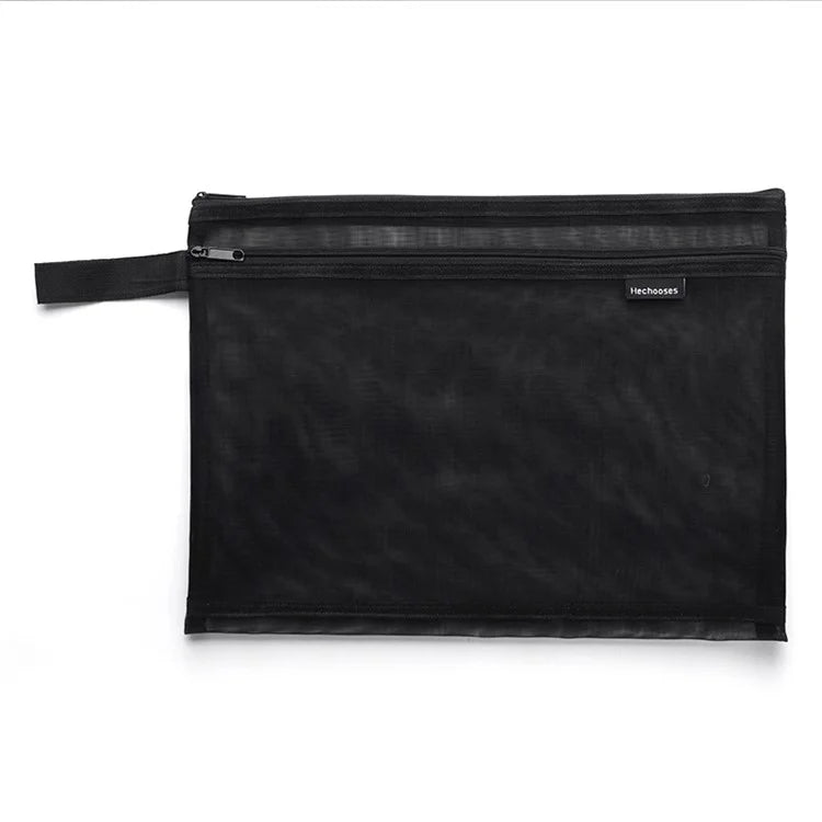 HE CHOOSES D045 A4 File Bag Nylon Document Stationery Zipper Storage Pouch