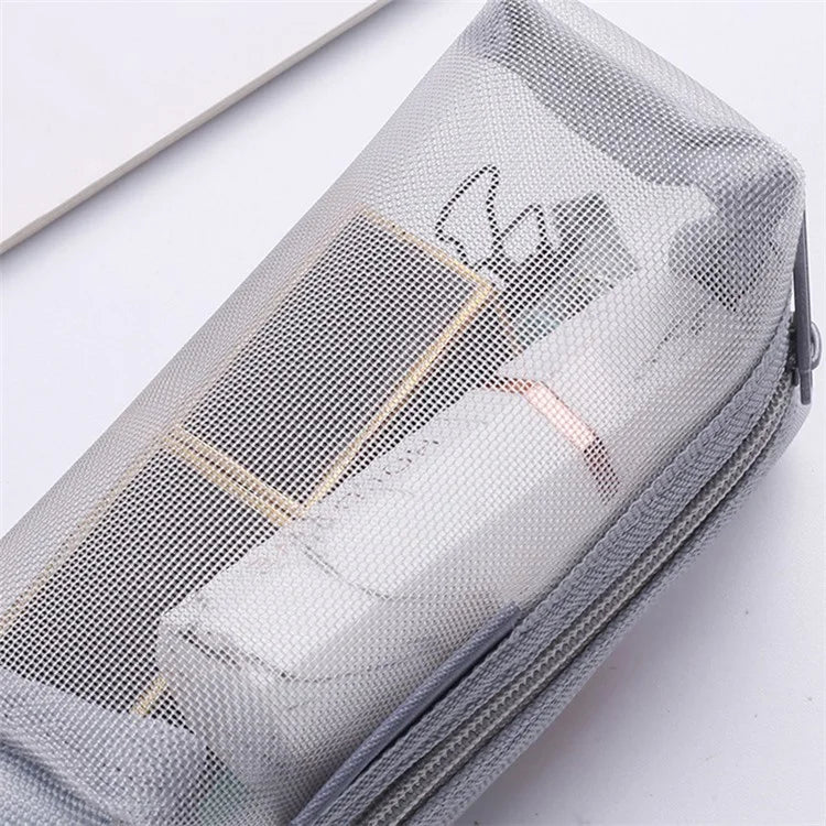 HE CHOOSES D050 Three-Dimensional Square Mesh Coin Purse Storage Bag, Size S