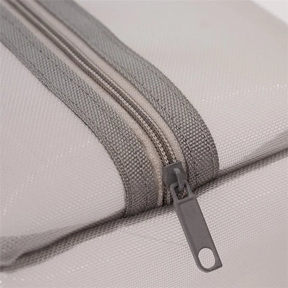 HE CHOOSES D053 Three-Dimensional Square Mesh Storage Bag Pencil Case, Size XL