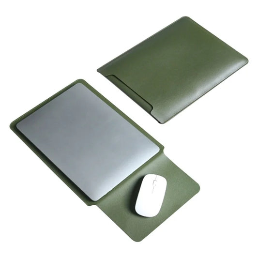 13-inch PU Leather Laptop Bag Ultra-thin Vertical Notebook Sleeve