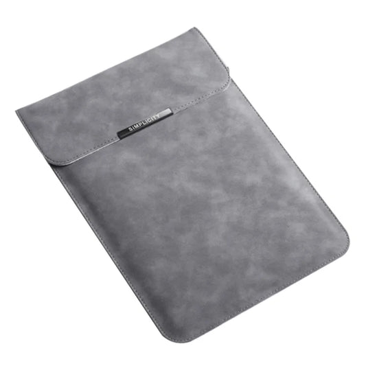 13" Ultra Slim Vertical PU Leather Laptop Bag Shockproof Notebook Sleeve