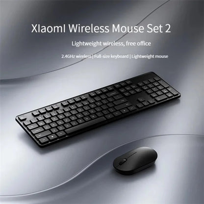 XIAOMI WXJS02YM 2.4G Wireless Keyboard + Mouse Set for Windows 10 and Above