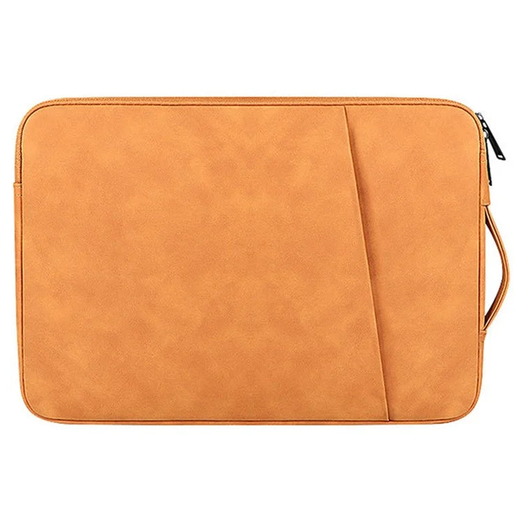 ND03S 14.1-15.4 Inch PU Leather Laptop Bag Shockproof Notebook Handbag