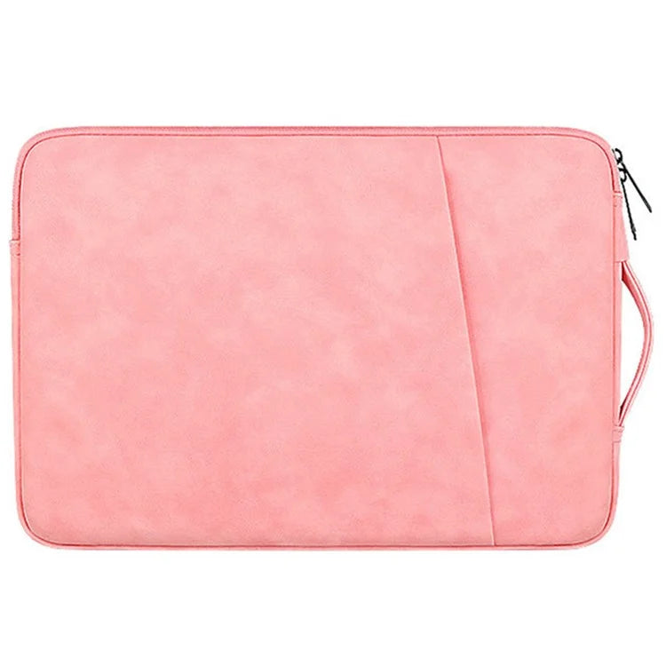 ND03S 14.1-15.4 Inch PU Leather Laptop Bag Shockproof Notebook Handbag