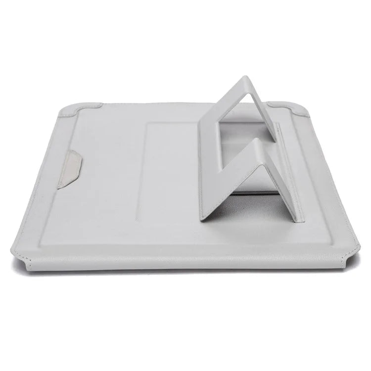 12-13.3" Laptop Case PU Leather Ultra-Slim Folding Stand Notebook Carrying Bag