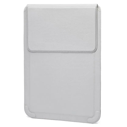 12-13.3" Laptop Case PU Leather Ultra-Slim Folding Stand Notebook Carrying Bag
