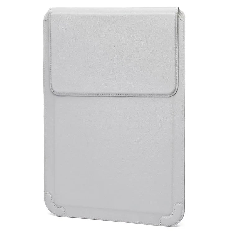 12-13.3" Laptop Case PU Leather Ultra-Slim Folding Stand Notebook Carrying Bag