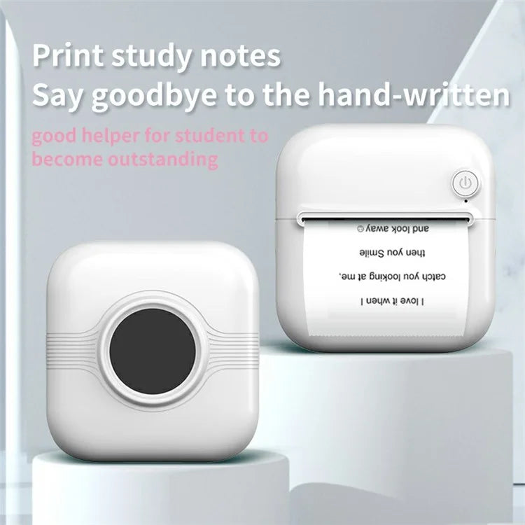 A33 Mini Inkless Bluetooth 5.1 Photo Printer Portable Wireless Office Memo Printer