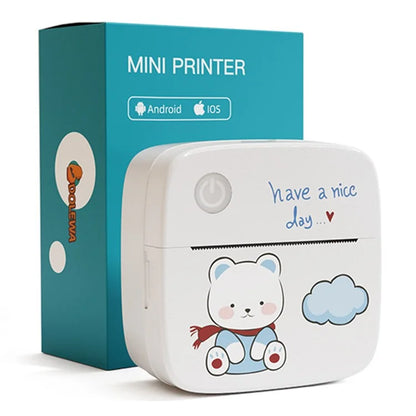 LX-D2 Thermal Inkless Bluetooth Mini Printer for Photos, Notes, Receipt (Standard Version)