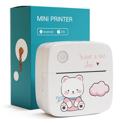 LX-D2 Thermal Inkless Bluetooth Mini Printer for Photos, Notes, Receipt (Standard Version)