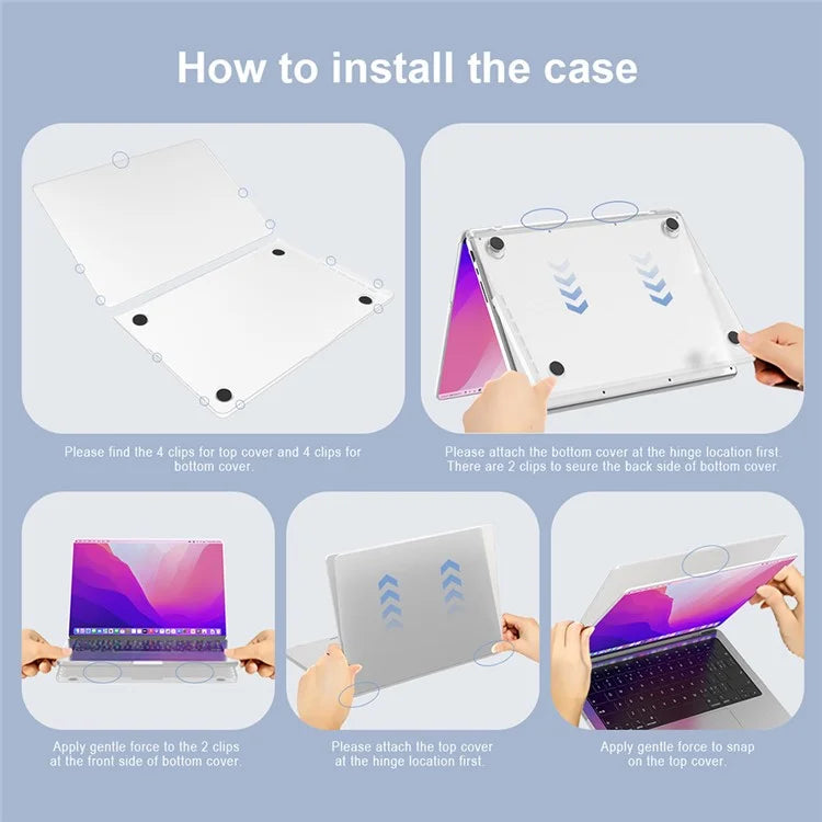 BENWIS MP-SMC For MacBook Air 15 inch (2023) A2941 Cover Notebook Protector Matte Case