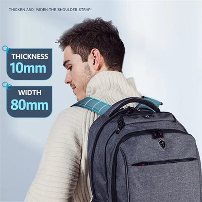 VICTORIATOURIST V906 USB Business Travel Backpack Dual Shoulder 15.6-inch Laptop Bag with USB Port, Upgraded Version