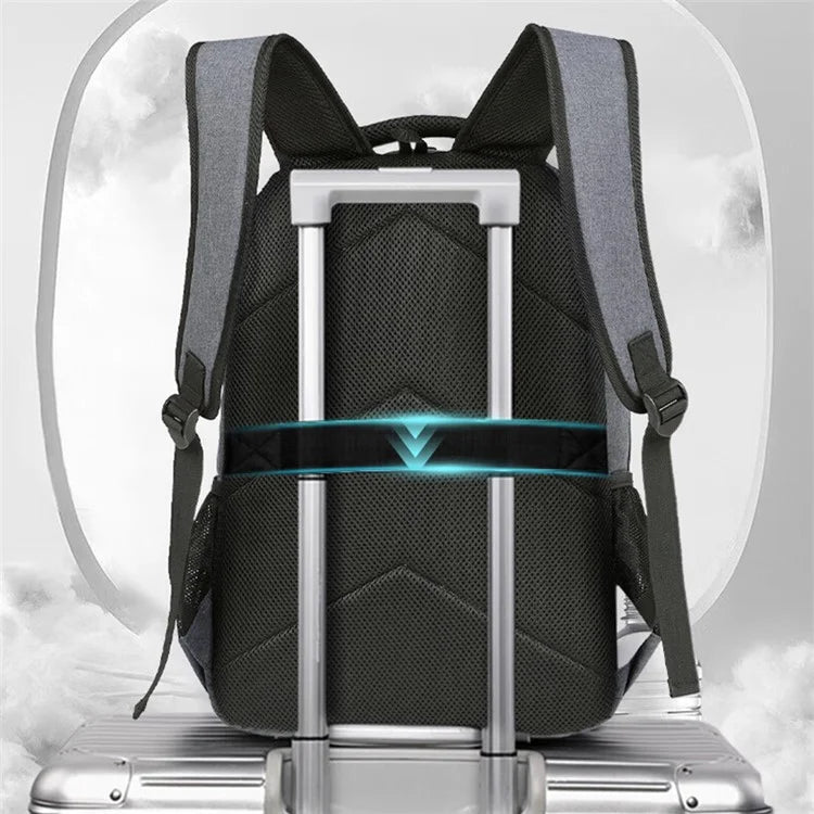 VICTORIATOURIST V906 USB Business Travel Backpack Dual Shoulder 15.6-inch Laptop Bag with USB Port, Upgraded Version