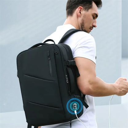 VICTORIATOURIST V9012 17.3-inch Laptop Backpack 39L RPET Men Travel Dual Shoulder Bag