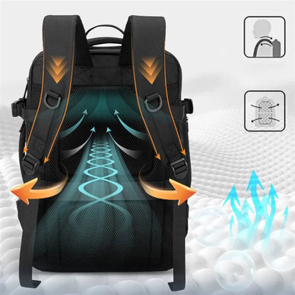 VICTORIATOURIST V9012 17.3-inch Laptop Backpack 39L RPET Men Travel Dual Shoulder Bag