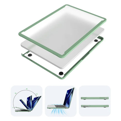 BENWIS MP-SSC For MacBook Air 13 inch (2022) A2681 / (2024) Slim Case PC+TPU Laptop Cover