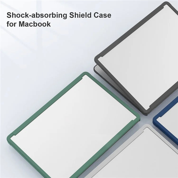 BENWIS MP-SSC For Macbook Air 13 inch (2018-2019) A1932 / (2020) A2179, A2337 Case PC+TPU Laptop Shockproof Cover
