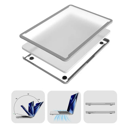 BENWIS MP-SSC For Macbook Air 13 inch (2018-2019) A1932 / (2020) A2179, A2337 Case PC+TPU Laptop Shockproof Cover