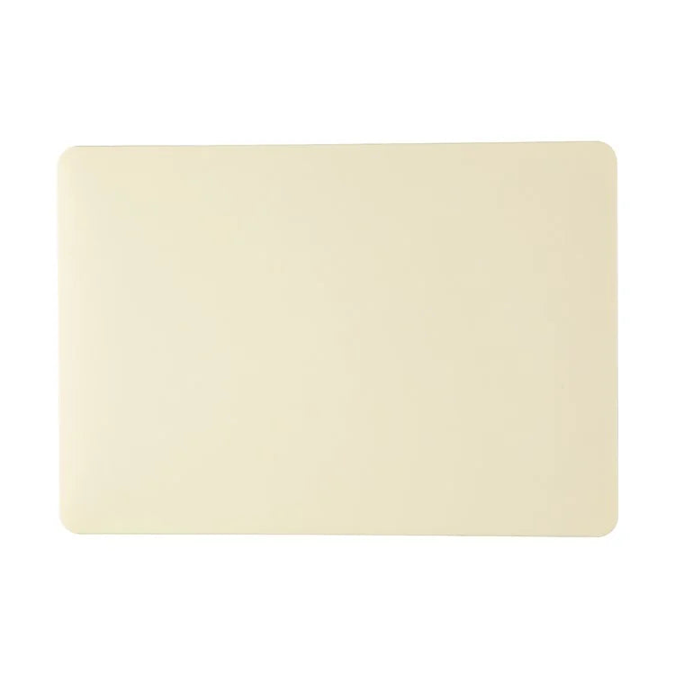 For MacBook Pro 15 inch (2016-2017) A1707 / (2018-2019) A1990 Case Cream Texture Plastic Laptop Shell