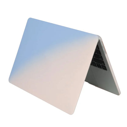 For MacBook Pro 15 inch (2016-2017) A1707 / (2018-2019) A1990 Case Cream Texture Plastic Laptop Shell