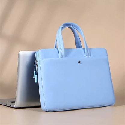 C81-13-13.3 Inch Laptop Case Portable Notebook Bag with Plush Lining  Businees Storage Bag