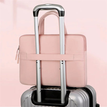 C81-13-13.3 Inch Laptop Case Portable Notebook Bag with Plush Lining  Businees Storage Bag