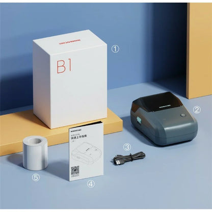NIIMBOT B1 Mini Label Printer 203 DPI Bluetooth Label Maker Machine Thermal Printer