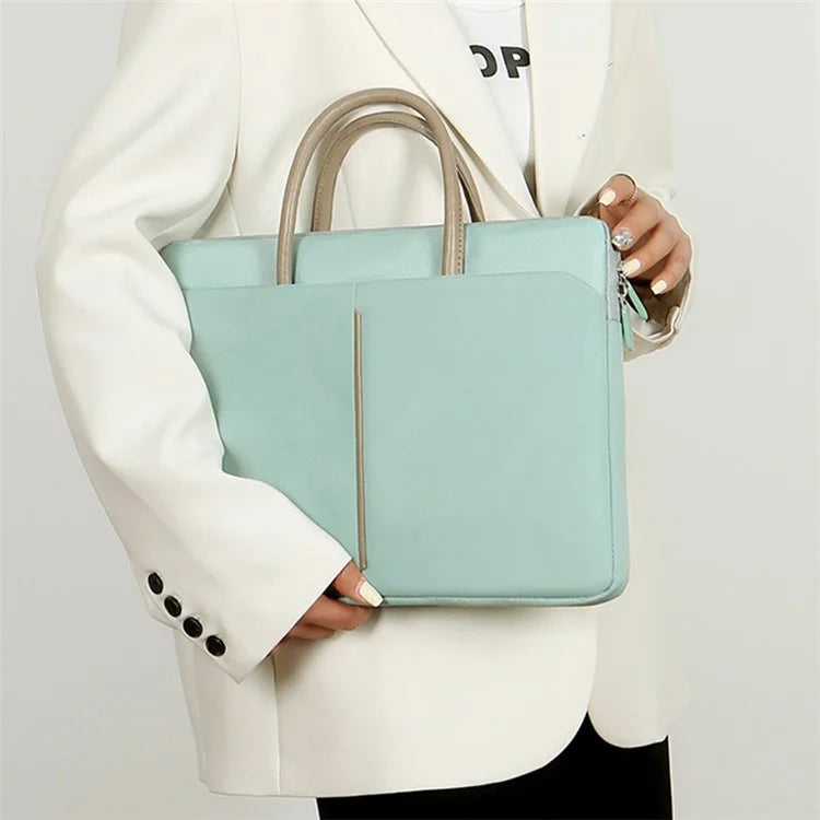 C97 13-13.3 inch Laptop Sleeve Oxford Cloth Notebook Handbag Bag for Business Trip