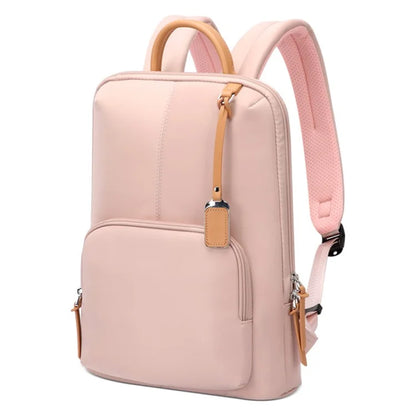 BOPAI 14-inch Laptop Waterproof Backpack Nylon Polyester Business Commute Notebook Shoulder Bag