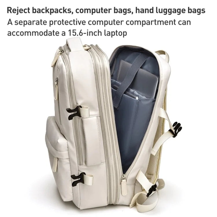 Travel Backpack Fit 15.6 Inch Laptop Computer Work Bag with USB Charging Port