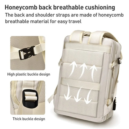 Travel Backpack Fit 15.6 Inch Laptop Computer Work Bag with USB Charging Port
