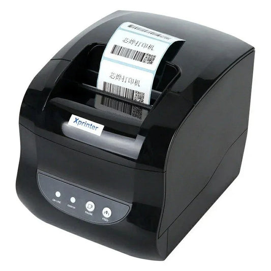 XPRINTER XP-365B 20-80mm QR Code Barcode Label Printer Thermal Self-adhesive Label Printer