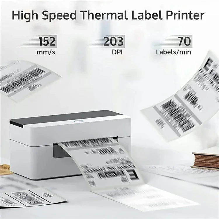 XPRINTER XP-D463B Label Maker with Thermal Printing 26-108mm QR Code Barcode Label Printer