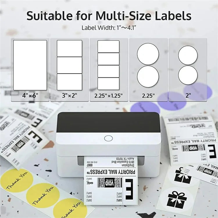 XPRINTER XP-D463B Label Maker with Thermal Printing 26-108mm QR Code Barcode Label Printer