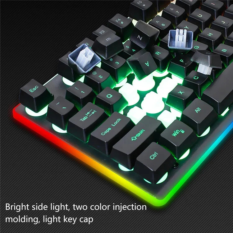 Y-FRUITFUL KM99 Backlit Bluetooth Keyboard Mouse Set for Home Office