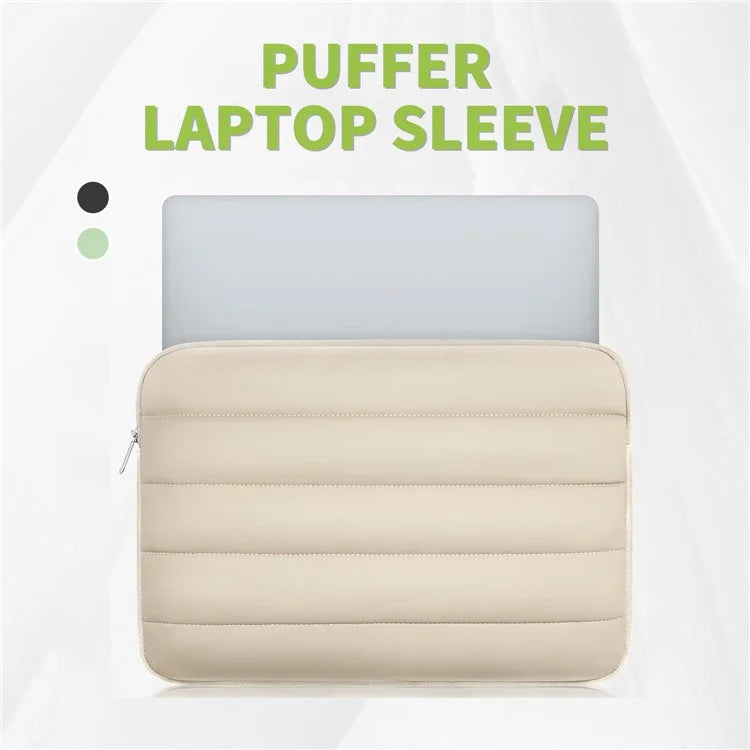 MA593 12.9-13.3 Inch Puffy Laptop Sleeve Waterproof Shockproof Puffer Notebook Case with Soft Lining