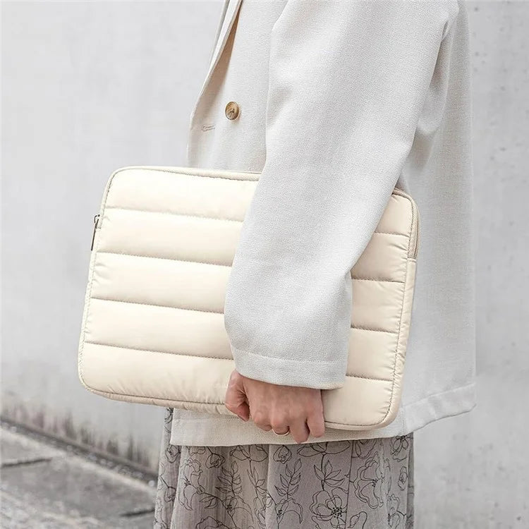 MA593 12.9-13.3 Inch Puffy Laptop Sleeve Waterproof Shockproof Puffer Notebook Case with Soft Lining