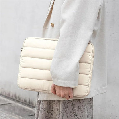 MA593 12.9-13.3 Inch Puffy Laptop Sleeve Waterproof Shockproof Puffer Notebook Case with Soft Lining