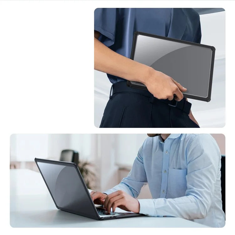 DUX DUCIS LCGM Series Glossy Case for Macbook Air 15 inch (2023) / (2024) A2941 A3114 TPU+PC Protective Shell