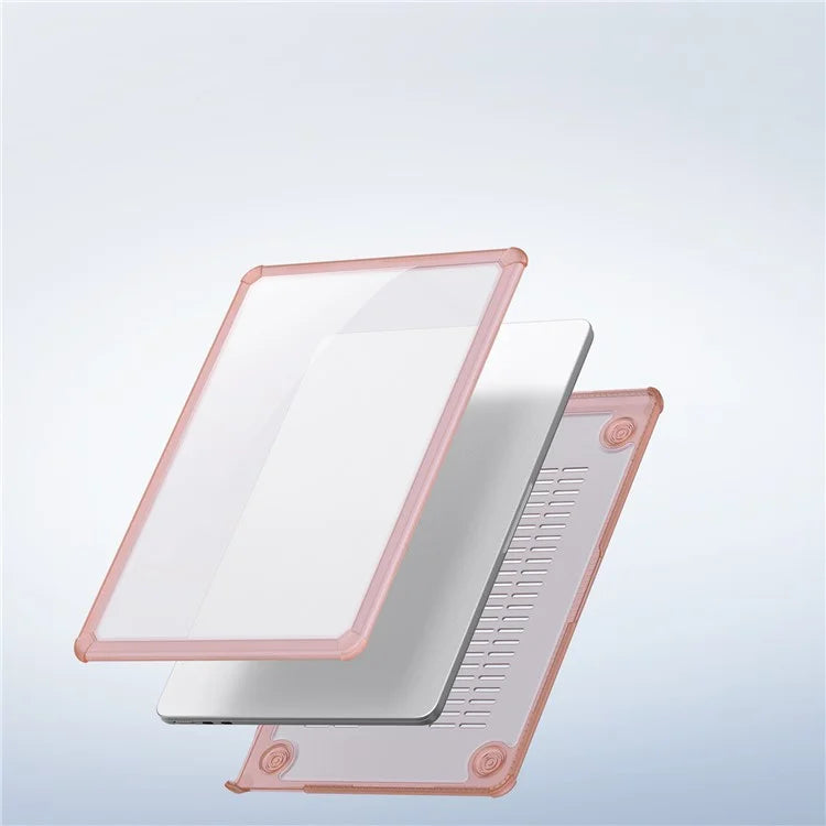 DUX DUCIS LCGM Series Glossy Case for Macbook Air 15 inch (2023) / (2024) A2941 A3114 TPU+PC Protective Shell