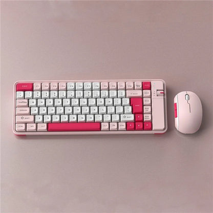 QW07 Wireless Keyboard Mouse Set Home Office Computer Bluetooth 5.0 Keyboard + Mouse