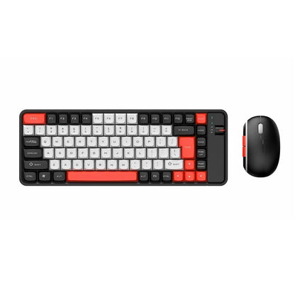 QW07 Wireless Keyboard Mouse Set Home Office Computer Bluetooth 5.0 Keyboard + Mouse
