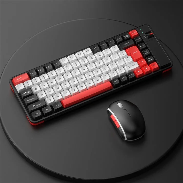 QW07 Wireless Keyboard Mouse Set Home Office Computer Bluetooth 5.0 Keyboard + Mouse