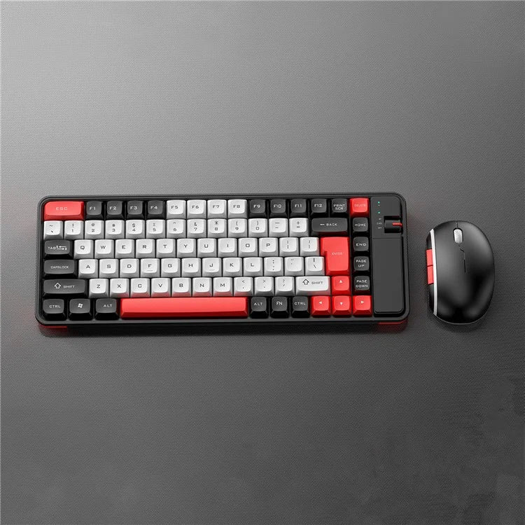 QW07 Wireless Keyboard Mouse Set Home Office Computer Bluetooth 5.0 Keyboard + Mouse