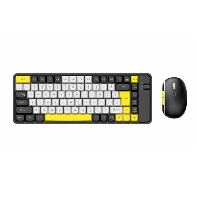 QW07 Wireless Keyboard Mouse Set Home Office Computer Bluetooth 5.0 Keyboard + Mouse