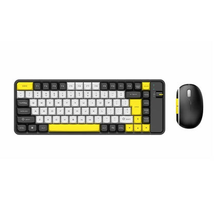 QW07 Wireless Keyboard Mouse Set Home Office Computer Bluetooth 5.0 Keyboard + Mouse