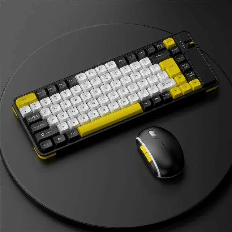 QW07 Wireless Keyboard Mouse Set Home Office Computer Bluetooth 5.0 Keyboard + Mouse