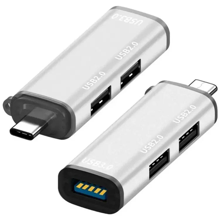 ADS-302C Type-C Adapter Hub to USB 3.0 +  Dual USB 2.0 Expansion Station