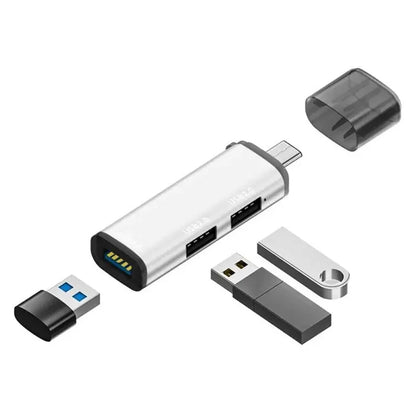ADS-302C Type-C Adapter Hub to USB 3.0 +  Dual USB 2.0 Expansion Station
