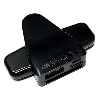 USB / 8-Pin / Type-C Plug Card Reader USB+SD+TF+USB-C Memory Card U-Disk Hard Disk Adapter